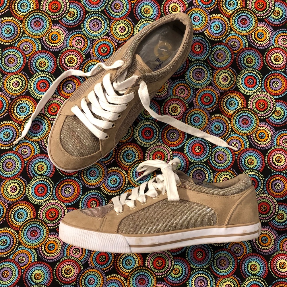 G by Guess Gold Sneakers